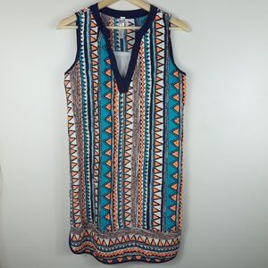 Love Zoe| Geometric print dress (A209)